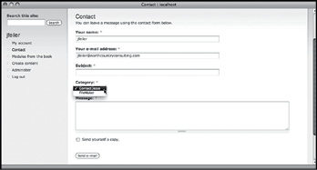 ايجاد فرم‌هاي ارتباطي و Webform ها — تصویر کتاب