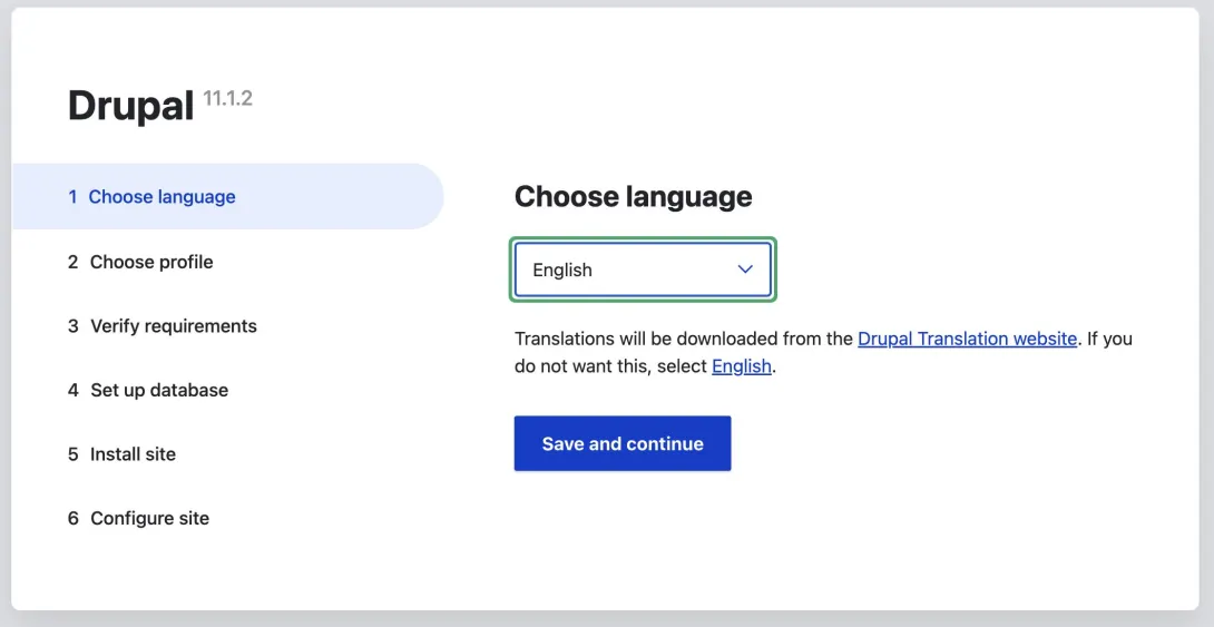 نصب Drupal 10 و Drupal 11